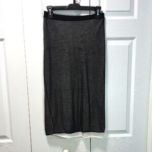 Valerie Stevens Black Pencil Skirt Small